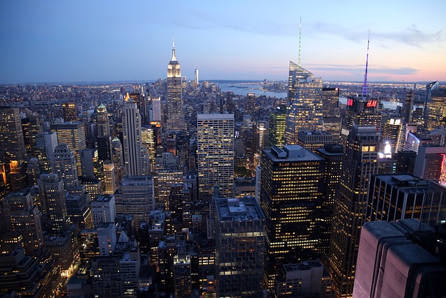 New York Skyline Night